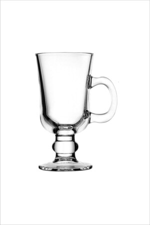 4-teilige Glas-Latte-Cappuccino-Macchiato-Nescafe-Irish-Coffee-Tasse mit Henkel Fma074552 - 6