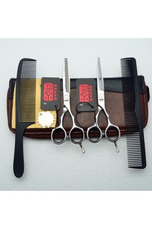 4-teiliges 6-Zoll-Profi-Friseur-Haarscheren-Set - 2