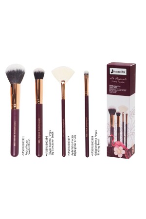 4-teiliges Basic-Make-up-Pinsel-Set - 2