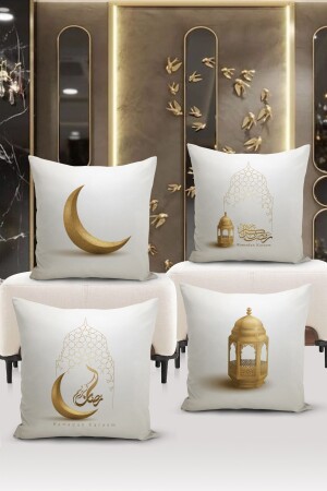 4-teiliges Dekokissenbezug-Set mit Ramadan-Thema (Ramadan), 43 x 43 - 1