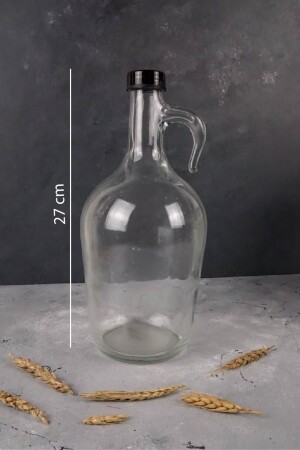 4-teiliges Flaschen-Badezimmer-Set, Glas-Weichspüler, Waschmittel, farbige Weiß- und Schwarzflaschen, 1500-ml-Waschmittelflasche mit schwarzem Verschluss73 - 2