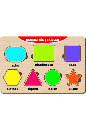 4-teiliges Lernpuzzle-Set zum Finden und Stecken aus Holz 12 PRS-1107 - 6