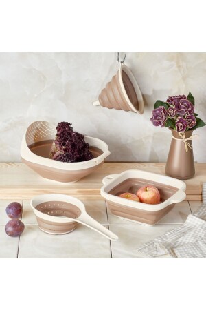 مجموعة المطبخ المثبتة من 4 قطع ، مجموعة المثبتة المثبتة Vp-155 ((شاطئ) TYC00709640184 - Vip Ahmet