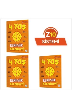 4 Yaş Etkinlik Kitabım Seti (Z10 SİSTEMİ) - 2