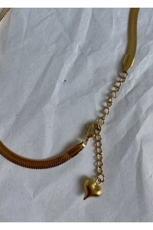 40 5 cm Unisex-Halskette aus goldfarbenem italienischem Stahl dop10703626igo - 4