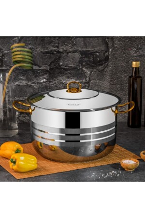 40 cm Venüs Maksi Derin Çelik Tencere 29 lt - Evren