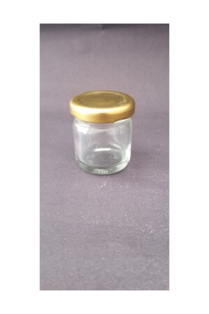 40-ml-Glas, kleines Glas mit gelbem Deckel, Honigglas, 50-teiliges Glas, 40 ml - 3