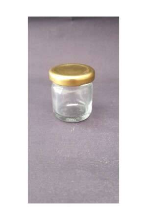 40-ml-Glas, kleines Glas mit gelbem Deckel, Honigglas, 50-teiliges Glas, 40 ml - 2