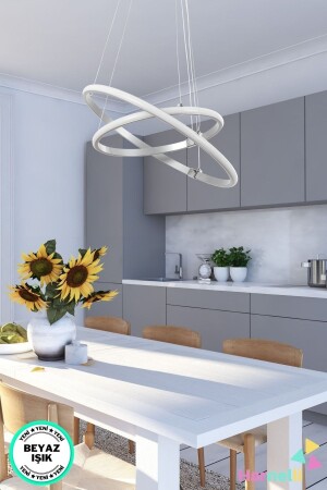 Moderner LED-Kronleuchter mit 40/30 weißem Licht - Harnelli