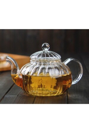 مقلاة شاي مقاومة للنيران من بوروسيليكيت الزجاجي 400 مل كبر-ب 51 - morponi