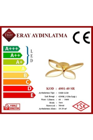 4001-40 Gelber LED-Kronleuchter 4001-40 SR - 8