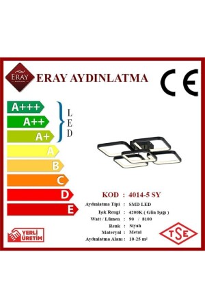 4014-5 Schwarzer LED-Kronleuchter 4014-5 SY - 8