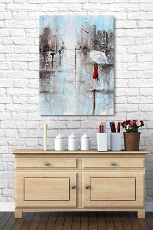 (منيز-مرأة في اللوح الأحمر) رسومات 40×60 سم KRMZLIKDN013 - ColorVision