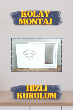 40x33cm Modem Box Lagerung Wifi Gemusterte Modem Lagerung Box Wohnzimmer Dekoration Home Dekoration Schrank - 6