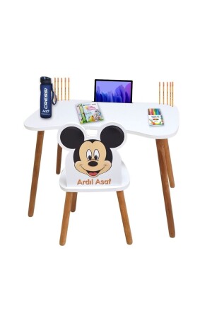 طاولة نشاط الأطفال وكرسي الأطفال مجموعة 4-12 سنوات (طباعة الأسماء مجانية) LA8M11403419 - Genel Markalar