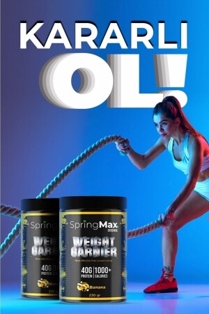 مكملات غذائية من المواد الغذائية - تساعد على زيادة الشهية - حبوب الموز والكاكاوة ذات طعم من المولاس (أغلبية) 42 - SPRİNGMAX