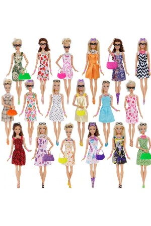 42-teiliges Barbie-Kleid und Zubehör, Barbie, Cindy, Frozen, kompatibler Kleiderschrank LRS652066220 - 4