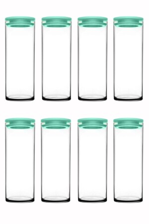 43756 Vakuum-Glasbehälter – Frischhaltedose aus Glas, 8 Liter, Türkis MG/43756/TURQUOISE/8L - 3