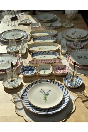 44 Parça Yalı Çapkını Serisi Kahvaltı Takımı - Onedekor