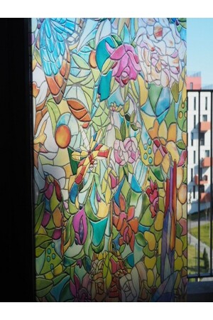 ورقة ملصقة من الزجاج الملوّن الشفاف من الزجاج الملمس 45 سم - D-C-Fix