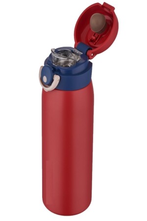 480 ml Edelstahl-Thermosflasche, rot-dunkelblau-weißes Pulver, 6 Stunden Heiß-/Kalthaltezeit FFDILLER8925480 - 5