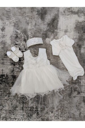 4er-Set Baby-Mädchen-Mevlüt-Kleid - 4