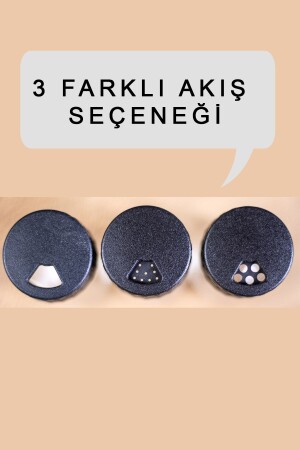 4'lü Cam Tuzluk & Biberlik & Baharaklık Seti, Siyah Ahşap Stand, 105 Ml Hacim, Siyah Plastik Kapak tuzluk-05 - 6