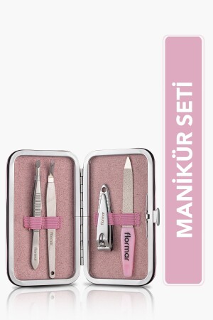 4'lü Manikür Seti (TIRNAK M.-TÖRPÜ-TIRNAK ETİ T.-CIMBIZ) - Manicure Set - 036 - 8690604598465 0911028-036 - 1