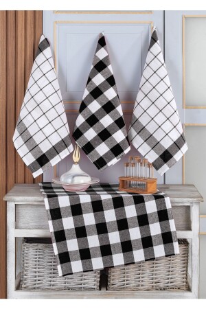 4'lü Mutfak Havlusu Seti & Alman Peçetesi & Kurulama Bezi 45x65 - Vagonik