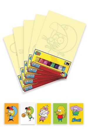 لعبة رسم الملح من مجموعة 5 - 1 ، نشاط تعليمي ، لعبة رسم الرمل Tb-017 TB-017 - Kral Şakir