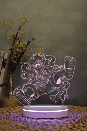 (مـنـز-لوفي جير 5 ، قطعة واحدة - 3D 16 ألوان أضاءة الليل الديكورية 3D 3298 - Yubi Design