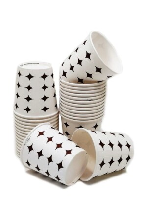 كوب من الورق الكبير حجم 5 أوز 50 قطعة × 60 قطعة (3000 برنامج شاشة) KRT30001 - Doğa