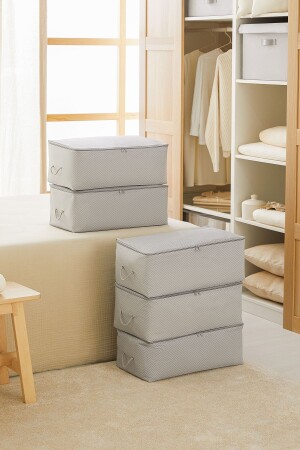 م.ن.ز-5 قطع متوسط الحجم قاعدة العظام الراغدية الرمادية تحت السوتر بيك بيك كوبن رمي 52x28x21 - Ocean Home Textile