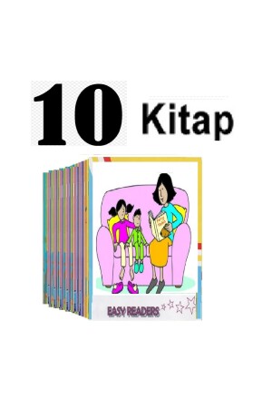 5- 6- 7 قراءة اللغة الإنجليزية للأطفال من العمر 10 سنوات - 10 كتب قصص - صور ممتعة مع رمز QR - Easy Readers