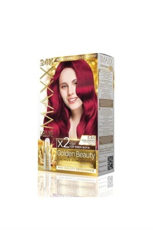 منز-ذهبية 5 65 صراصوفية حمراء 24k زرقاء لون الشعر - Maxx Deluxe