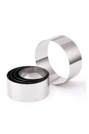 مجموعة من طلاء الكعك الدائرة من 5 عمق 8 سم nar001 - Nar kalıp