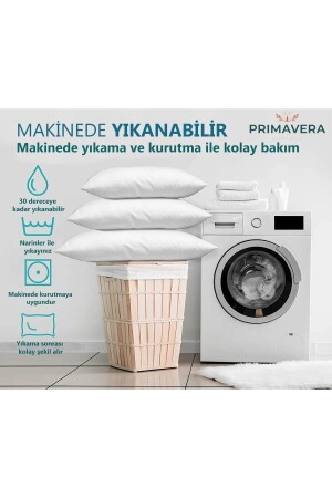 5 Adet Antialerjik Slikon Yastık 50x70 800gr Alin15 - 7