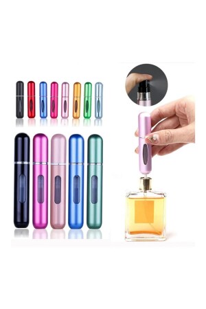 5 Adet Doldurulabilir Mini Parfüm Şişesi DPŞ-02 - 3