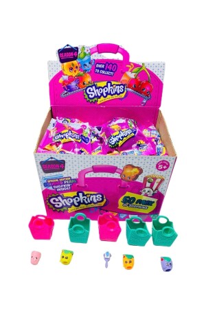 5 Adet Shopkins Cici Bici Oyuncak Poşetli Süpriz Paket P7128S1220 - 2