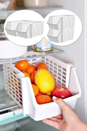 5 Ebenen abnehmbarer Badezimmer-Küchenregal-Kollektor-Kühlschrank-Organizer BYVDÜZ - 3