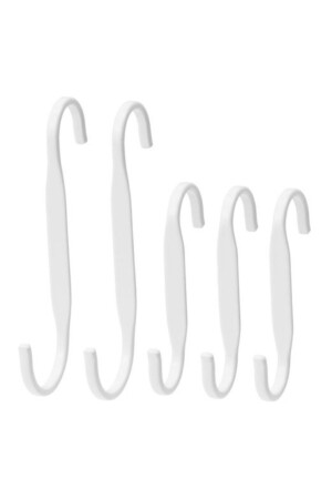 مـنـز - حـرك الفولاذ البـيضـاء 5 قطع نـيـبي - IKEA