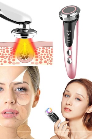 5-in-1-Gesichtspflegegerät Heiß-Kalt-Gesichtseisen-Kavitationswerkzeug Straffender Anti-Aging-LED-Bildschirm ak11a - 8