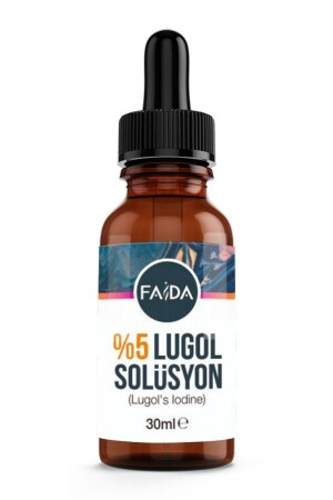 %5 Lik Lugol Solüsyonu- %5 Lugol's Iodine(30 ml) FAİDA099 - 1