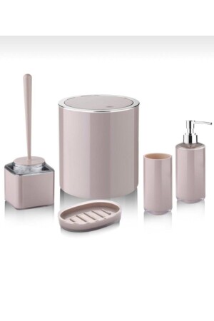 مجموعة حمام 5 قطع من أشكال ميني زيد بيج أكريليك - Lossa