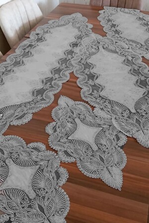 مجموعة غرفة المعيشة من 5 قطع من اللوحات المزروعة - Çt Çeyizci Tekstil