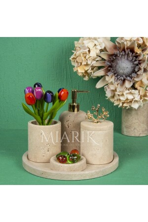 مجموعة حمامات من 5 ملحقات مجموعة تصميم مفصل - Miarik Design & Dekorasyon