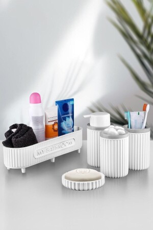 مجموعة حمام من 5 قطع من الـ MNZ- Acrylic 3386 - Eminem