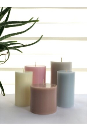 مجموعة شمعة من 5 قطع من سلسلة MNZ-Soft SFT-0550 - TabSecret Candle