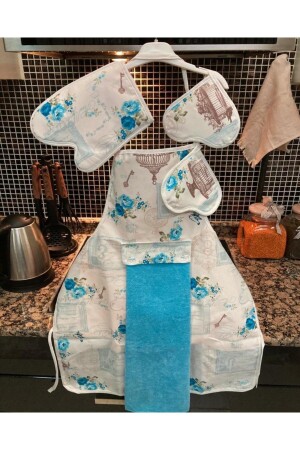 مجموعة من المجلدات المطبخية من 5 قطع مقاومة للثآثار التركيزية MO5PTU - kalitem çarşafçı