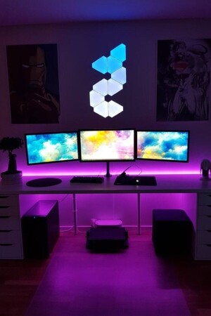 5 Mt Animasyonlu Tak Çalıştır Kumandalı Rgb Şerit Işık Aydınlatma 5 Metre-yapışkan Set Ultra Pixel - 5